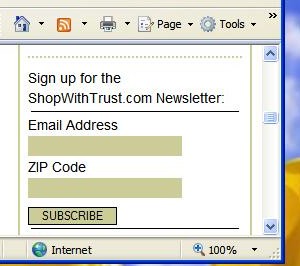 image of a web browser scroll bar